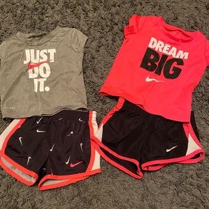 SOLD!!! Toddler Girls 18 months Nike Outfits